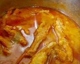 รูปขั้นตอนการทำที่ 4 ของ ขนมจีนน้ำยาป่าตีนไก่สูตรเผ็ดมากกก