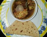 A picture of step 6 of Manchurian balls with gravy.