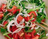Hình bước làm 3 của món Mì Udon xào