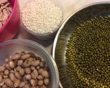 Hình bước làm 1 của món Khoai xéo đậu xanh