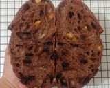 Foto langkah ke 29 dari resep Orange Peel Double Choco Sourdough Bread 74% (Open Bake Method).