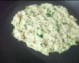 A picture of step 3 of Farali chilla.