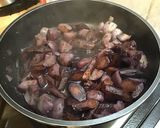 Une image de l'étape 14 de Navets et carottes violettes aux épices indiennes, bouillon de porc et coriandre.