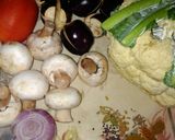 A picture of step 1 of Veg kema(by Deepika).
