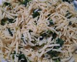 Foto del paso 3 de la receta: Fideos con espinacas y 3 quesos