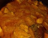 A picture of step 4 of Chicken Jalfrezi.