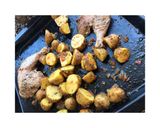 A picture of step 1 of Oven-grilled Chicken and Potato.