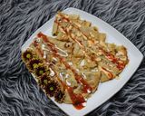 عکس مرحله 4 از دستور کاسادیا مکزیکی (گیاهی)