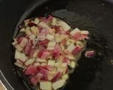 A picture of step 3 of Quinoa upma.