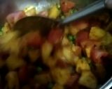 A picture of step 3 of Masala Puri and Bhaji.