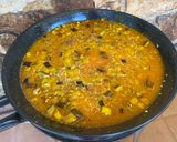 Foto del paso 6 de la receta: Paella de berenjena y salchichas (carne)