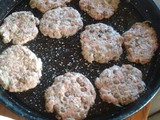 Hamburguesas de carne y lentejas