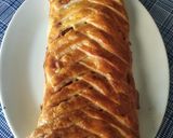 Foto del paso 4 de la receta: Trenza de hojaldre de pollo, bacon y queso