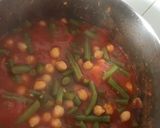 Foto del paso 3 de la receta Garbanzos, judías verdes y tomate