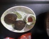 A picture of step 4 of Bathua Tikki.