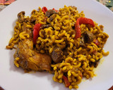 Foto del paso 4 de la receta: Fideos con conejo