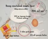 Foto langkah ke 1 dari resep Martabak manis lipat.