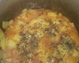 A picture of step 7 of Aloo ki tarkari.