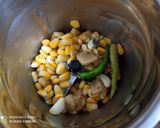 A picture of step 2 of Carrot and corn pakoda.