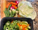 A picture of step 1 of Vegetarian Braised Fish with Vegetables.