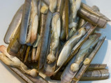 Navajas al ajillo con vino blanco