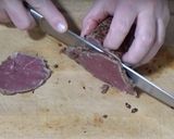 A picture of step 5 of Beef Carpaccio.