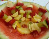 Foto del paso 8 de la receta: Postre sandía sorpresa de frutas