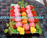 A picture of step 6 of Steamed Rose Modak🌹.