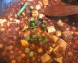 A picture of step 7 of Chickpea and Tofu Curry.