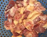 Hình bước làm 1 của món Vịt xào rừng