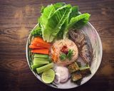 รูปขั้นตอนการทำที่ 3 ของ ข้าวผัดน้ำพริกกะปิปลาทู