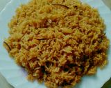 A picture of step 5 of Gur waly chawal.