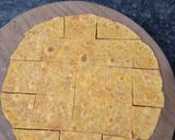 A picture of step 4 of Dal dhokli.