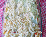 Foto del paso 10 de la receta: Mini penne en salsa bechamel con salteado de tiras de pechuga