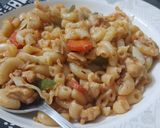 A picture of step 6 of Chicken and Vegetable Macaroni 🥰🥰❤.