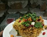 A picture of step 8 of Maggie Basket chaat.