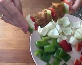 Foto del paso 4 de la receta Brochetas de pollo al curry