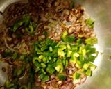 A picture of step 2 of Githeri ya Minji (Pea & green maize succotash).