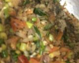 A picture of step 3 of Sura puttu / shark fish puttu.
