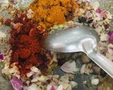A picture of step 3 of Palak Pulao.
