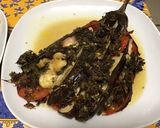 Une image de l'étape 17 de Éventail d'aubergine au jambon tomate et mozzarella.