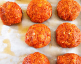Retró fasírt, vele sült, fűszeres burgonyával, sütőben sütve recept fázis 2 fotója