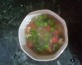 A picture of step 4 of Mix veg soup.