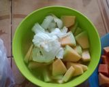 Foto langkah ke 5 dari resep Es Buah Oranye.