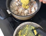 Foto langkah ke 4 dari resep Gangan Nangka Kepala iwak Karing / Sayur Nangka Kepala Ikan Asin.