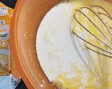 A picture of step 3 of Quiche with Jamón Ibérico and Manchego Cheese.