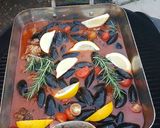 A picture of step 10 of Grilled Paella.