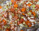 Foto del paso 1 de la receta: Pollo al horno con verduritas y puré de patatas