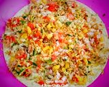 A picture of step 3 of Masala Papad.