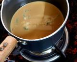 A picture of step 1 of Tandoori Chai.